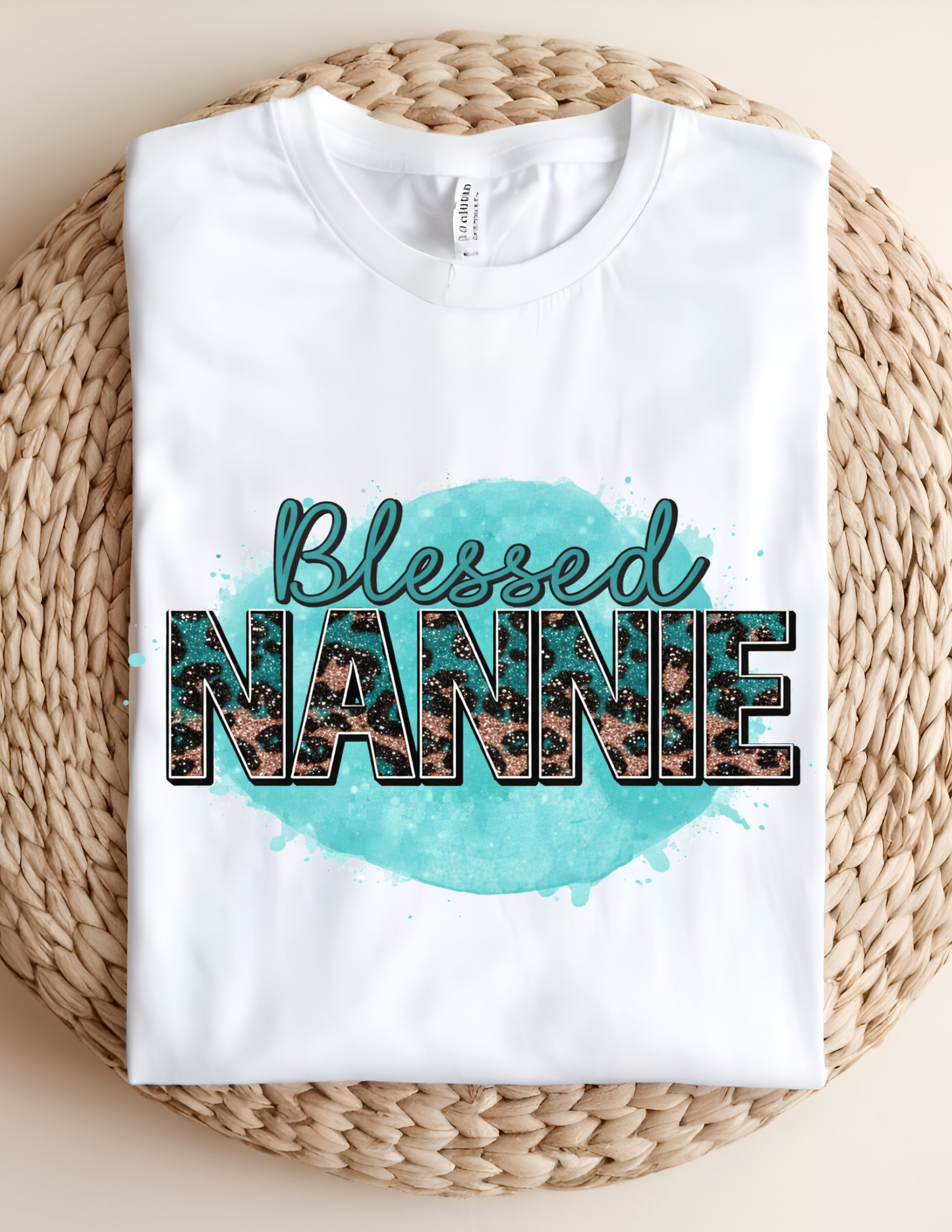 Blessed Nannie Graphic Tee 💙