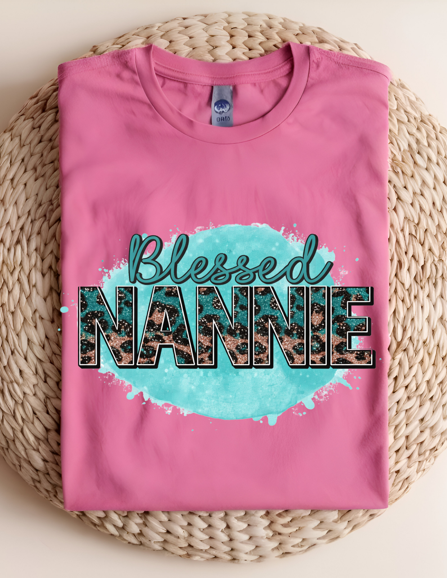 Blessed Nannie Graphic Tee 💙