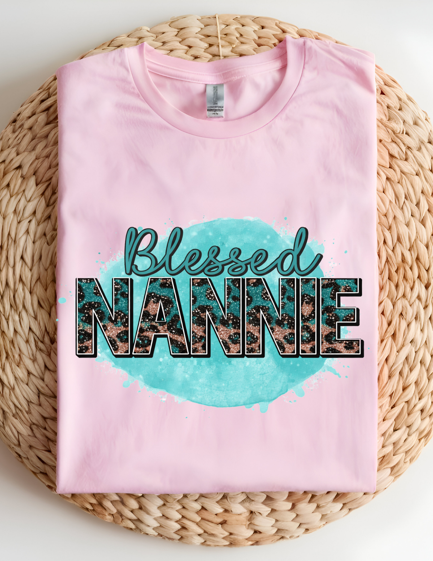 Blessed Nannie Graphic Tee 💙