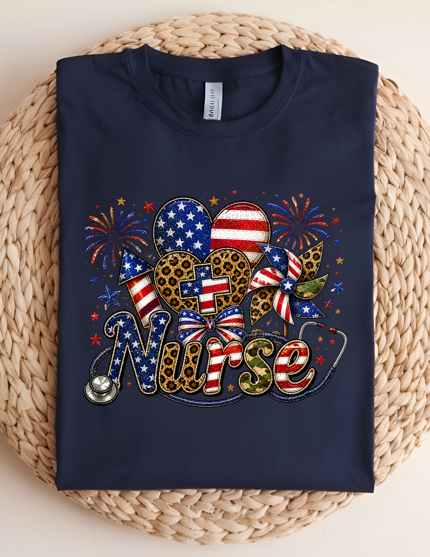 4th of July Nurse Tshirt