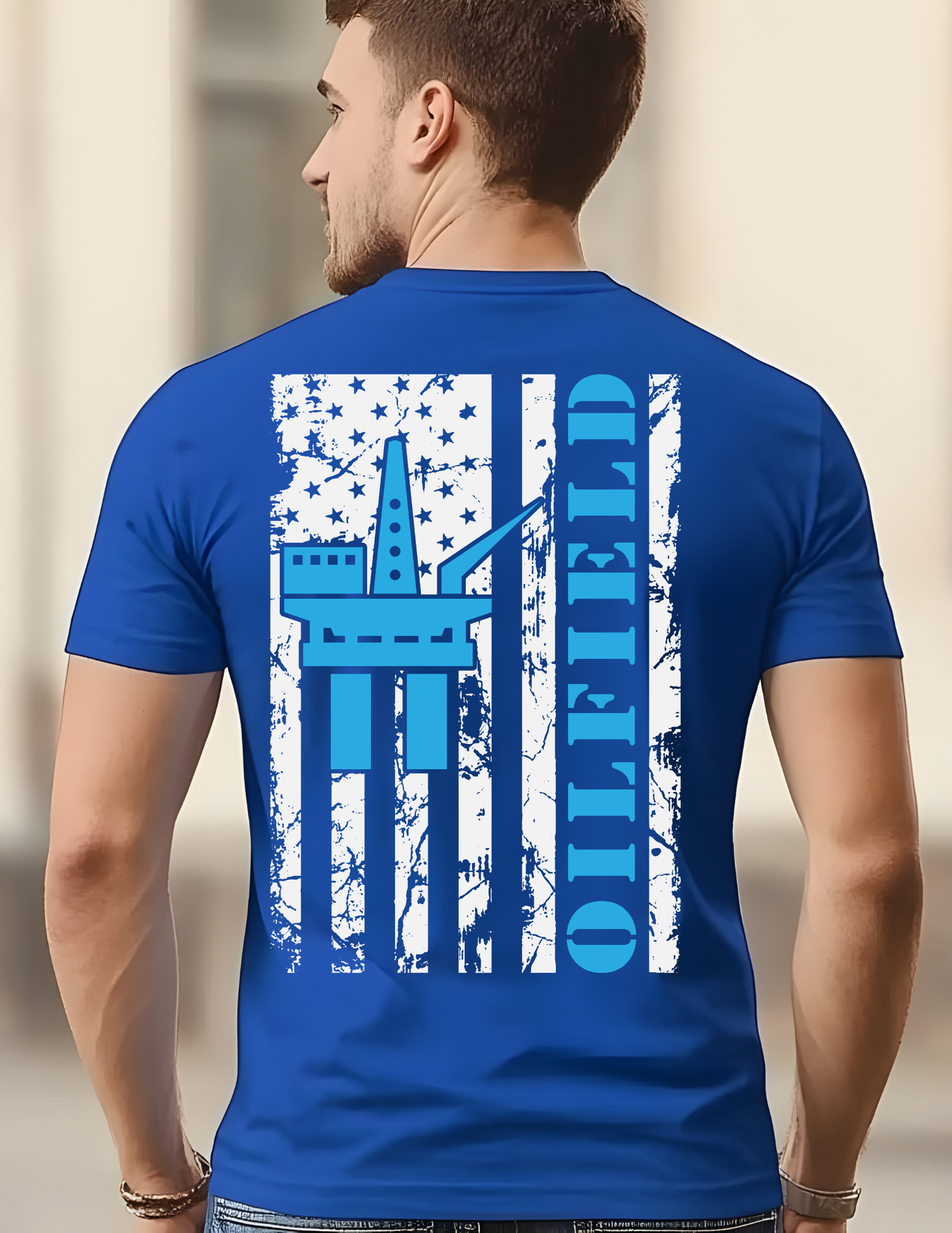 Oilfield Flag Graphic Tee