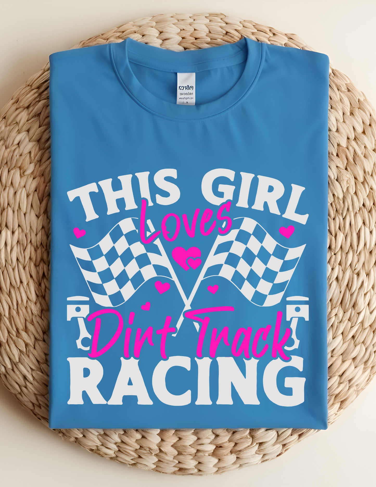 “This Girl Loves Dirt Track Racing” Tee 🏁💗