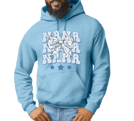 Nana Floral Bow Hoodie