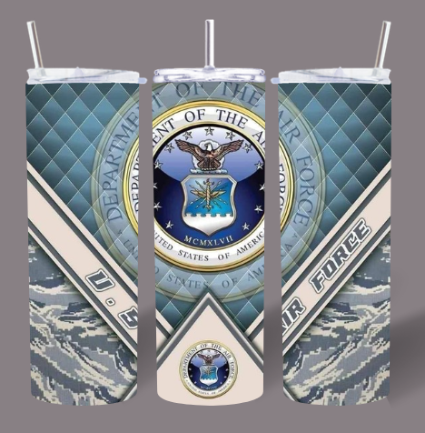 Patriotic Air Force Tribute 20oz Tumbler