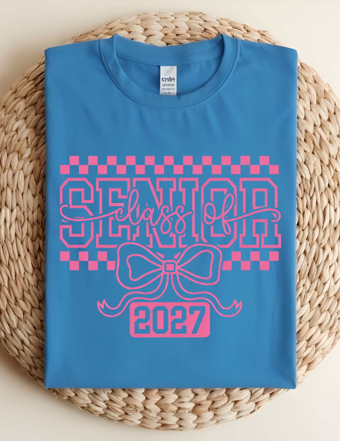 Senior Class of 2027 Bow Tee 💖🎓