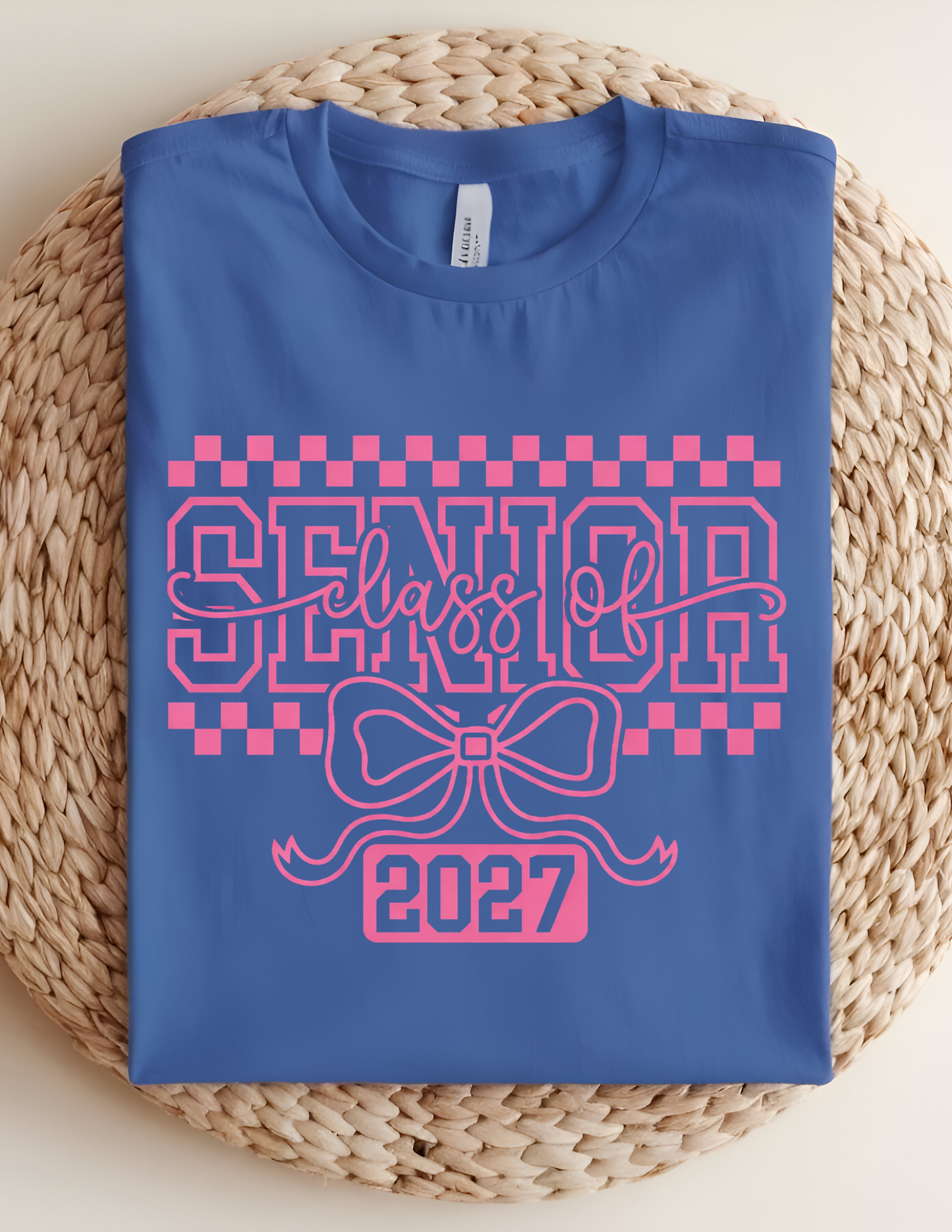 Senior Class of 2027 Bow Tee 💖🎓