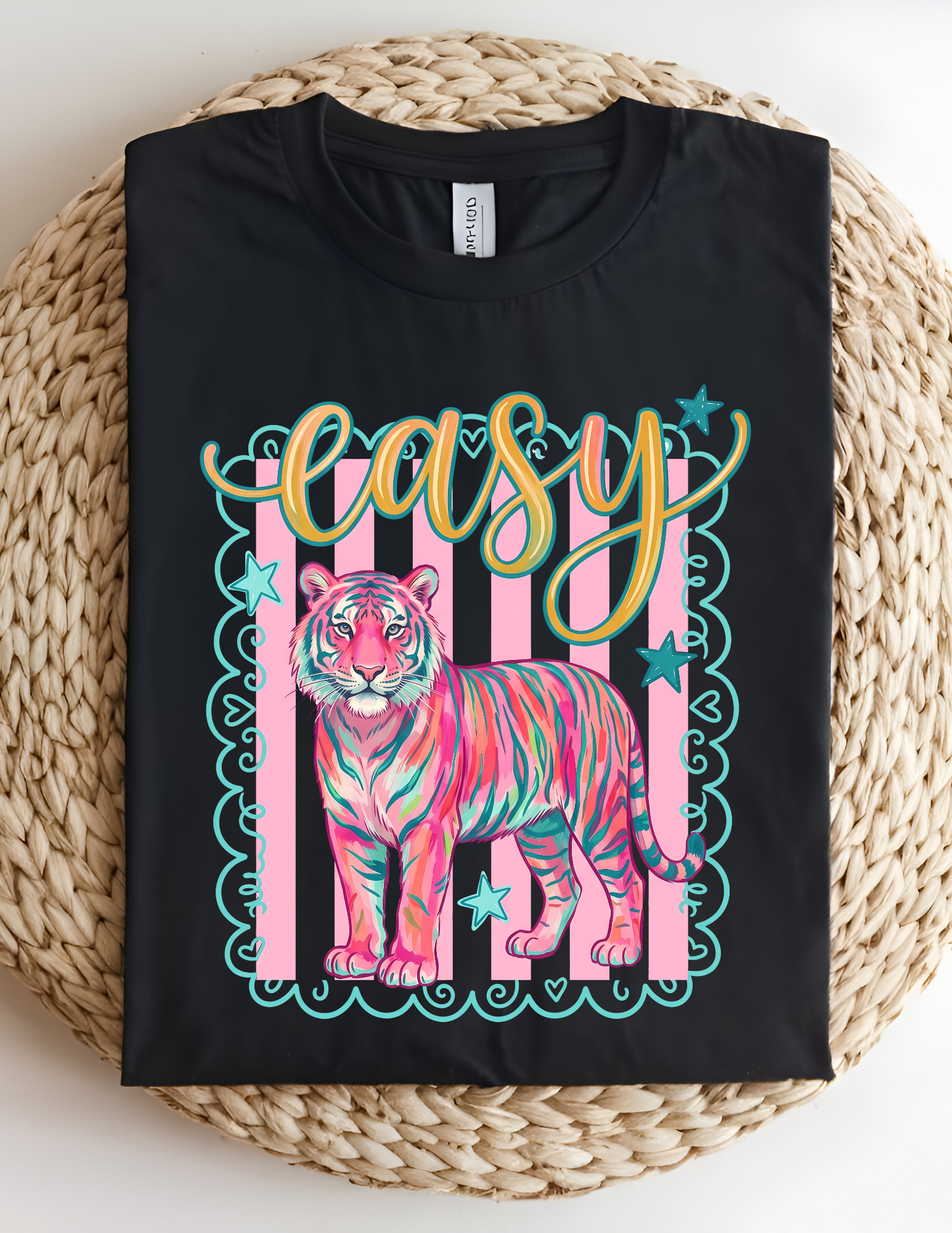 “Easy Tiger” Preppy Graphic Tee