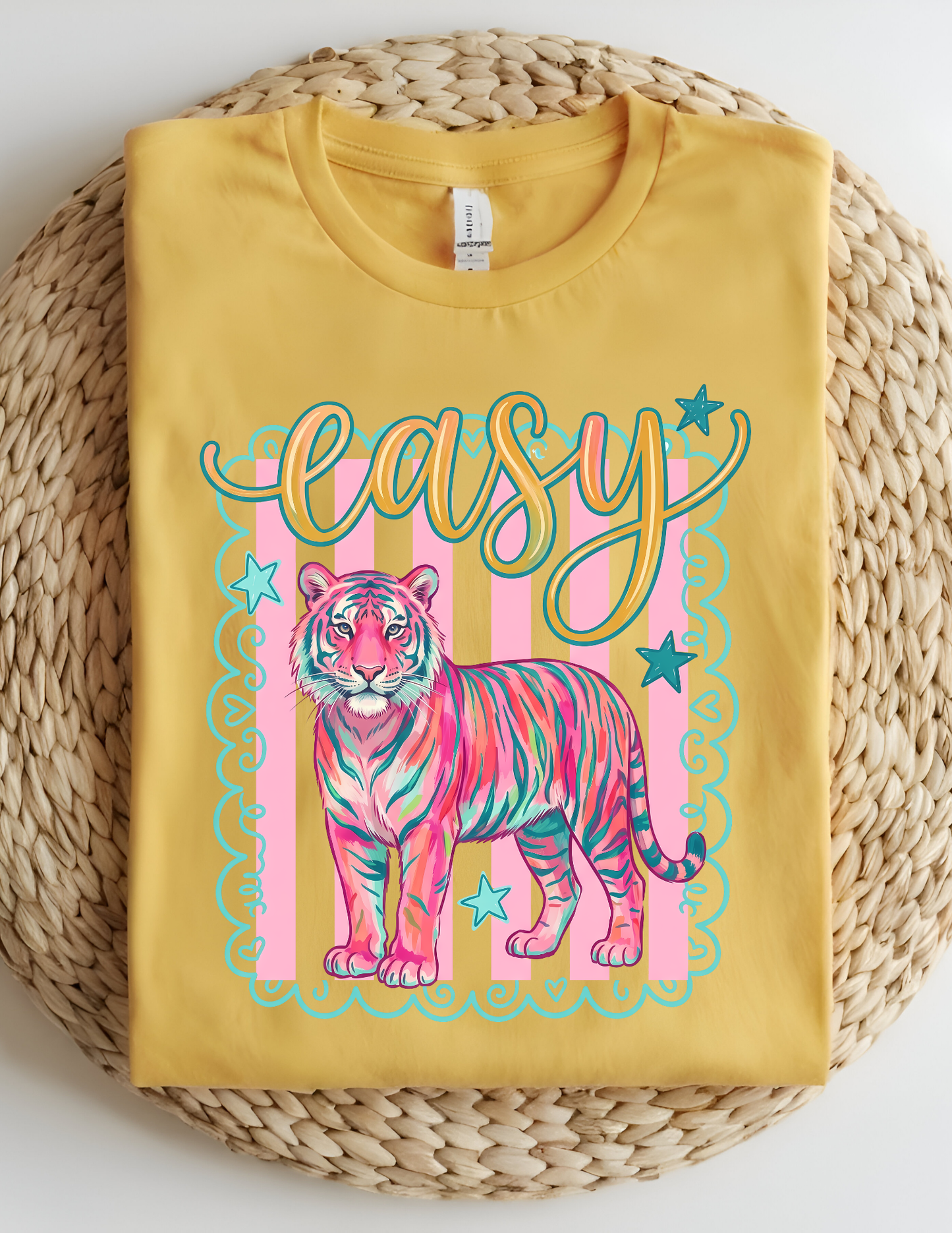 “Easy Tiger” Preppy Graphic Tee