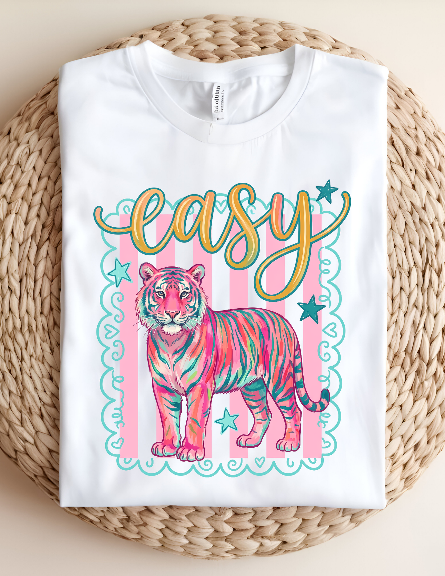 “Easy Tiger” Preppy Graphic Tee