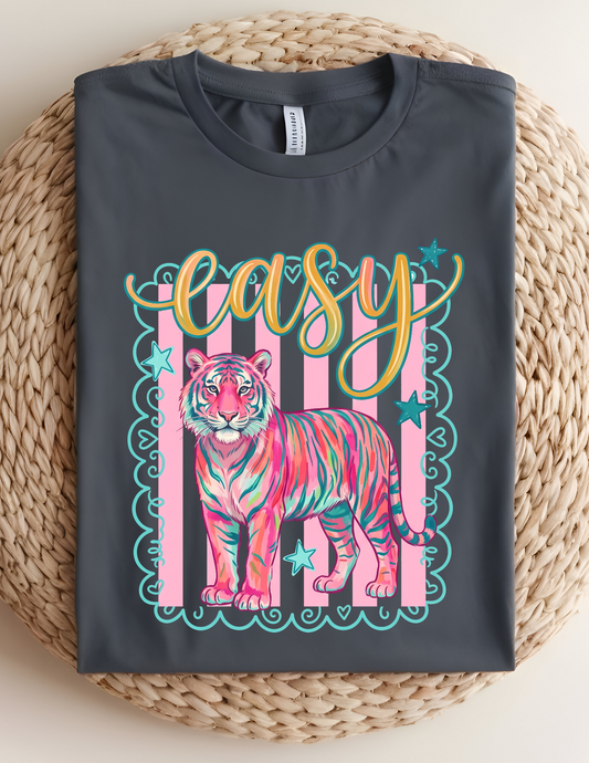 “Easy Tiger” Preppy Graphic Tee