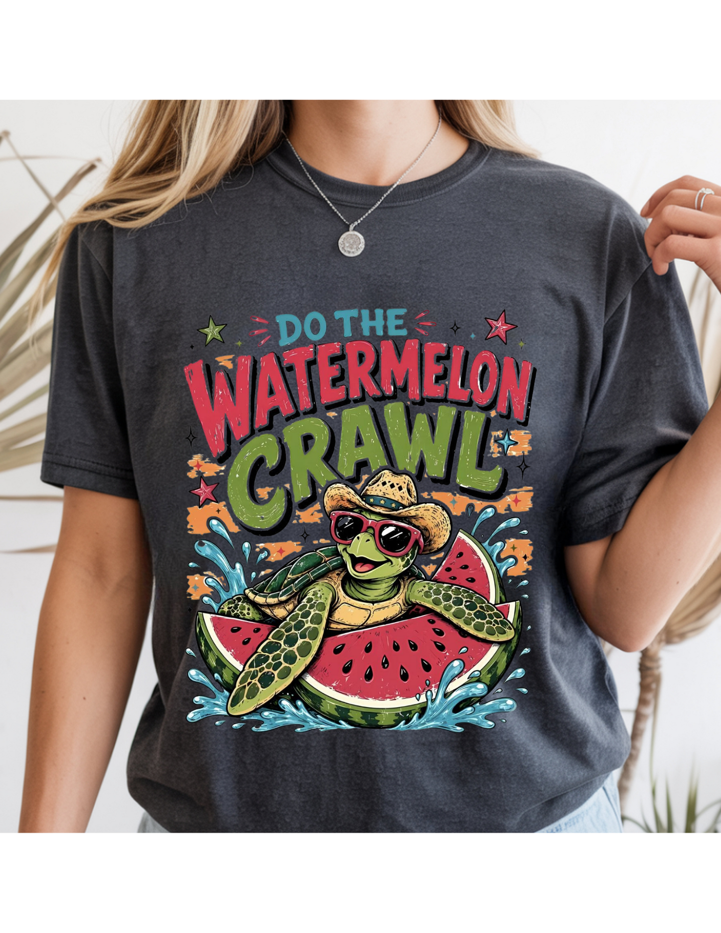 🍉 Do the Watermelon Crawl Turtle Tee