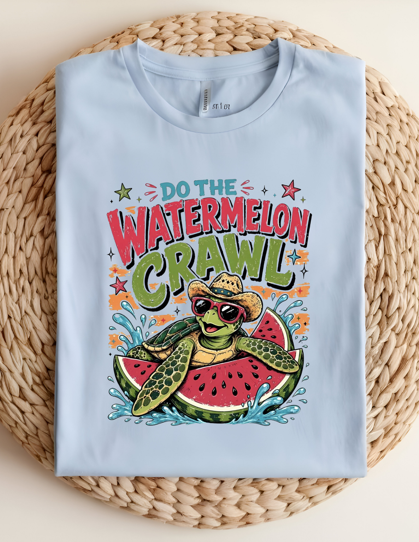 🍉 Do the Watermelon Crawl Turtle Tee