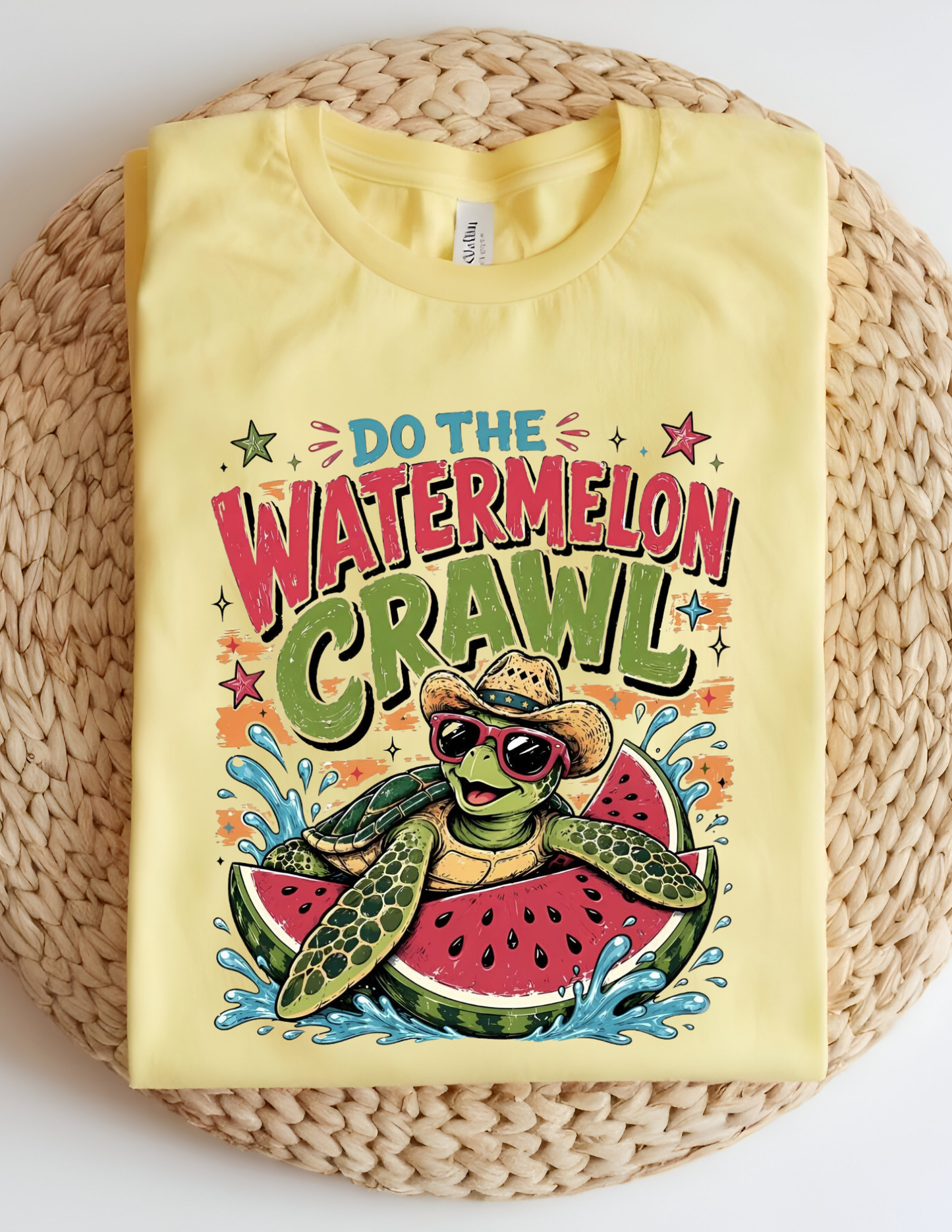 🍉 Do the Watermelon Crawl Turtle Tee