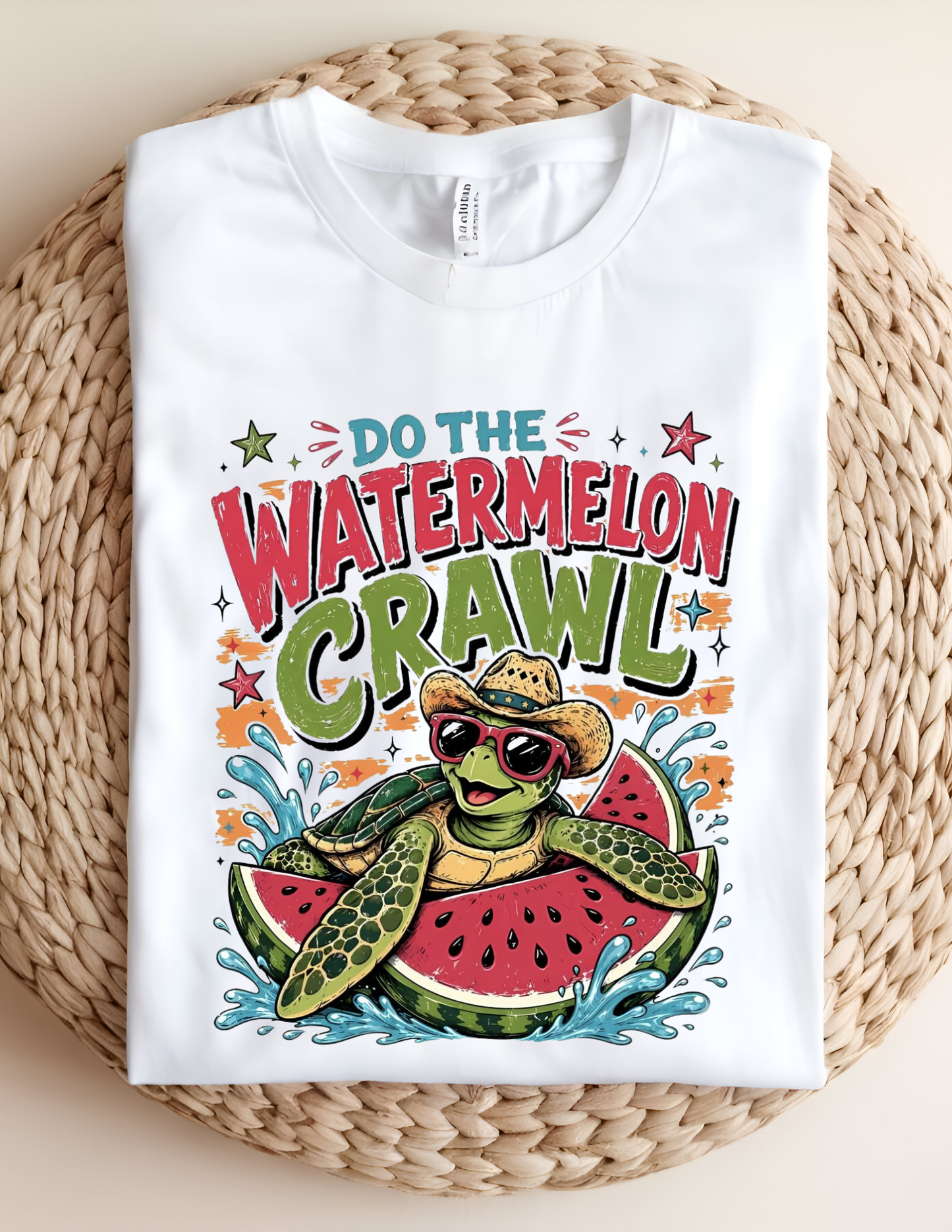 🍉 Do the Watermelon Crawl Turtle Tee