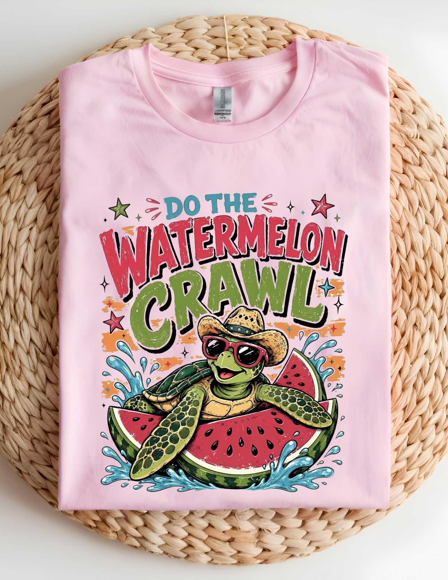 🍉 Do the Watermelon Crawl Turtle Tee