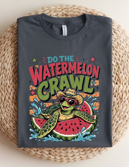 🍉 Do the Watermelon Crawl Turtle Tee