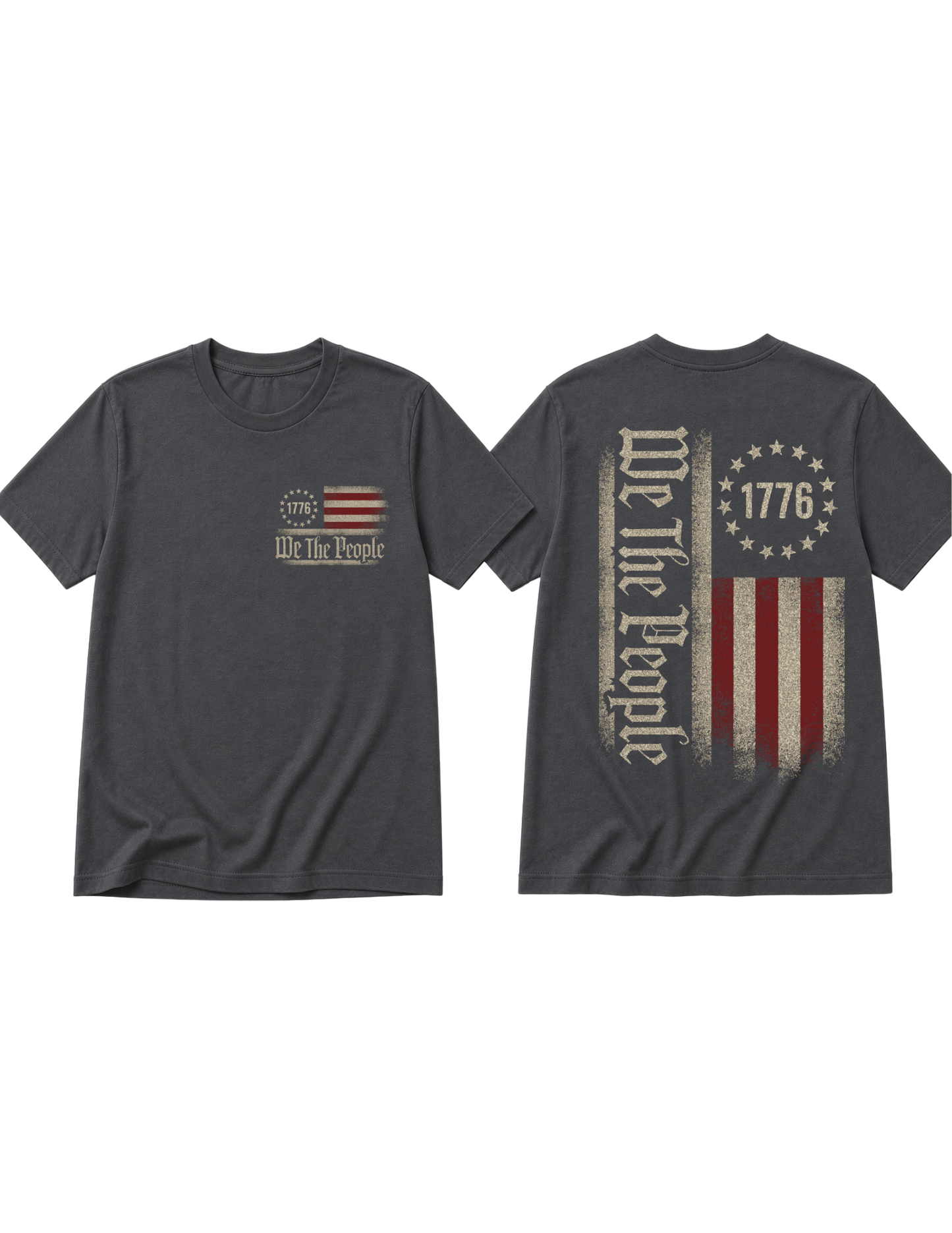 “We The People 1776” Patriotic Front & Back Tee