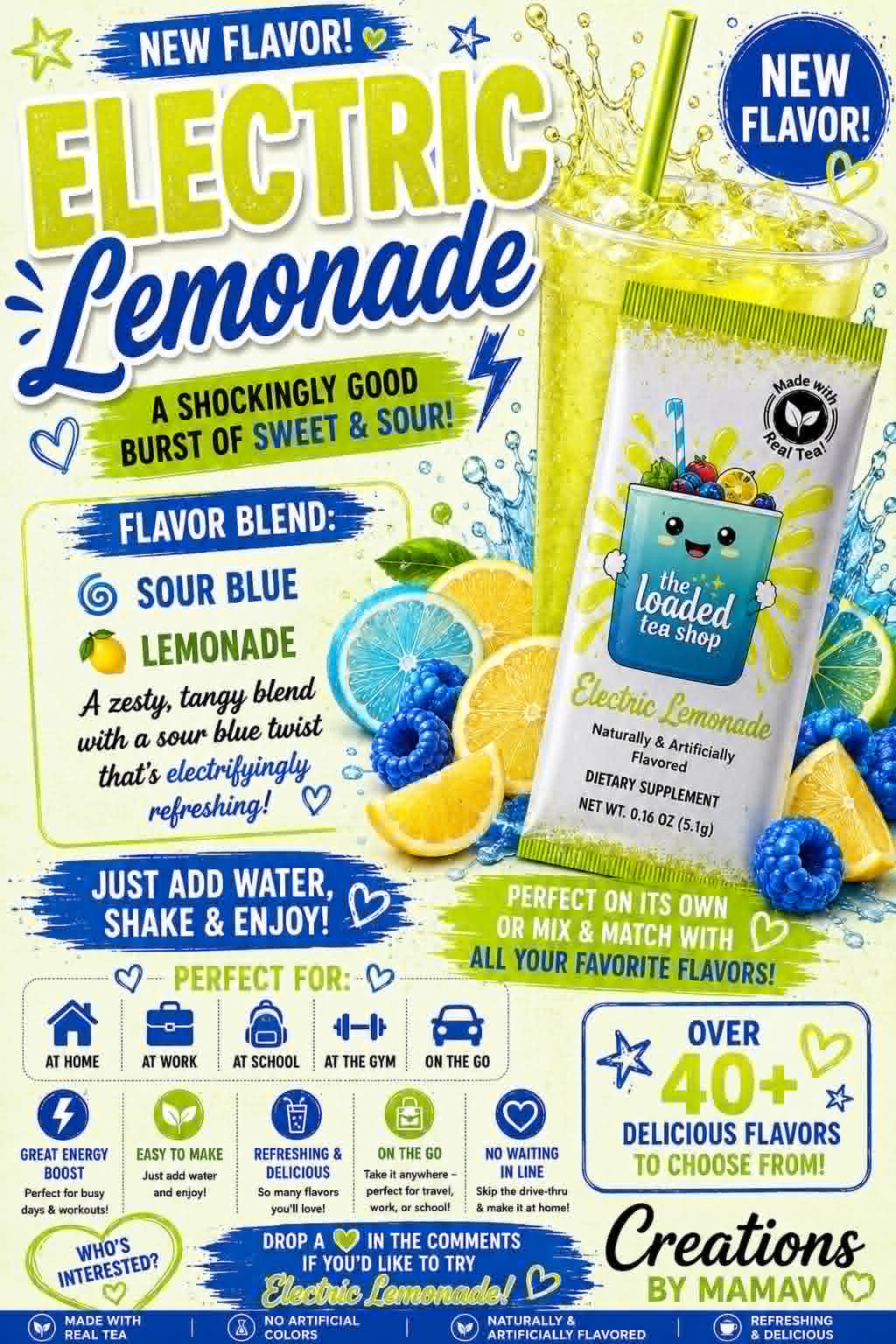 Loaded Tea Packets