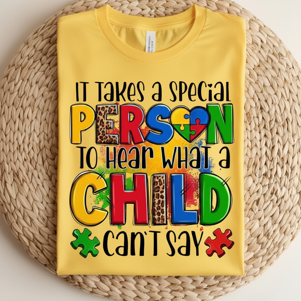 Yellow Special Person Autism T-shirt