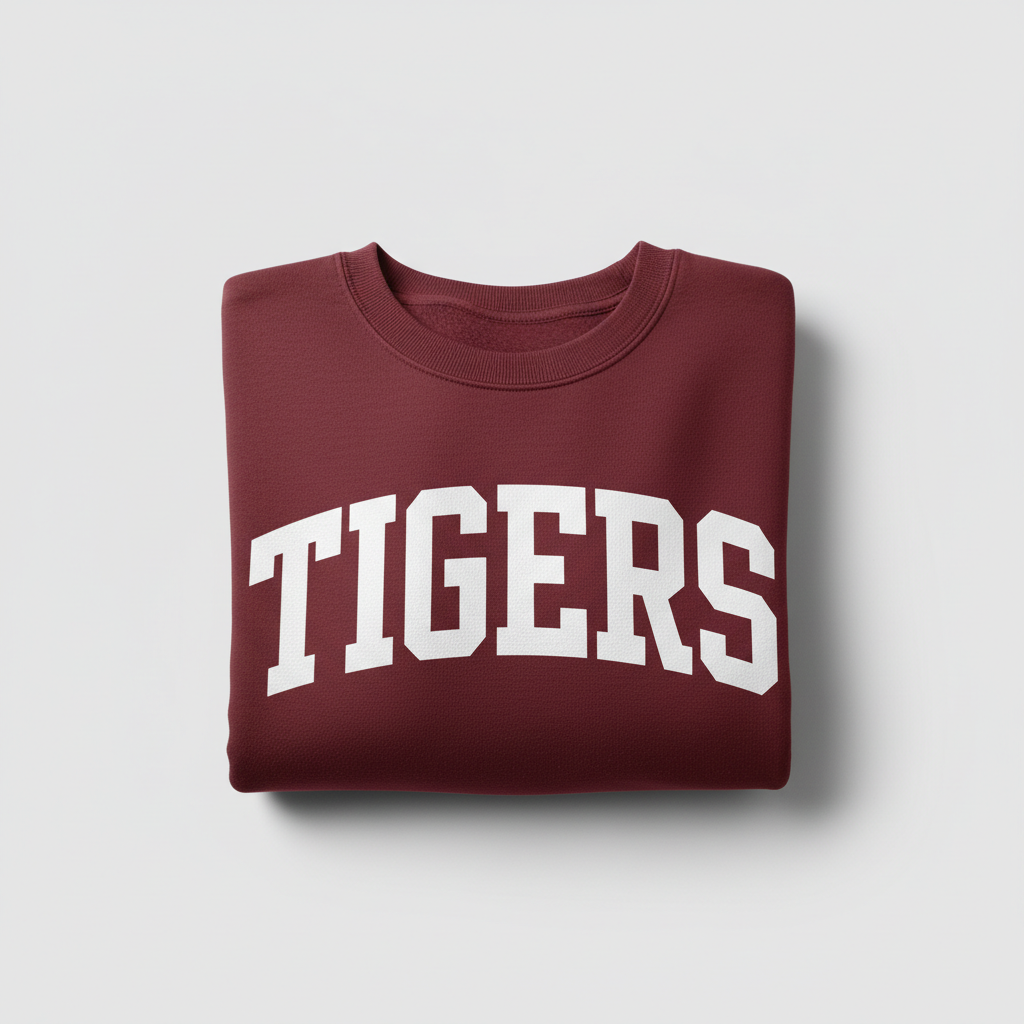 Tigers Maroon Sweatshirt