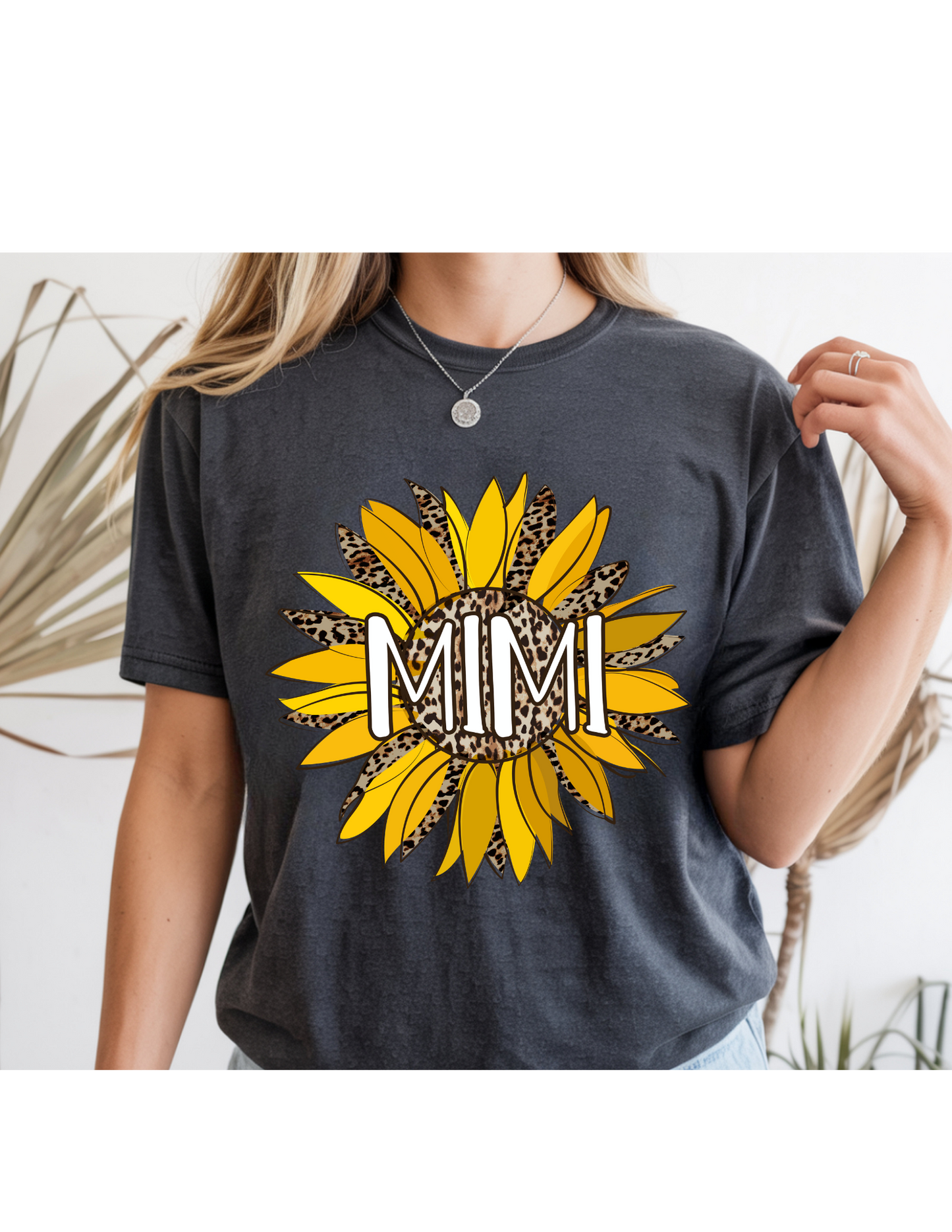 Leopard Sunflower Mimi Tee