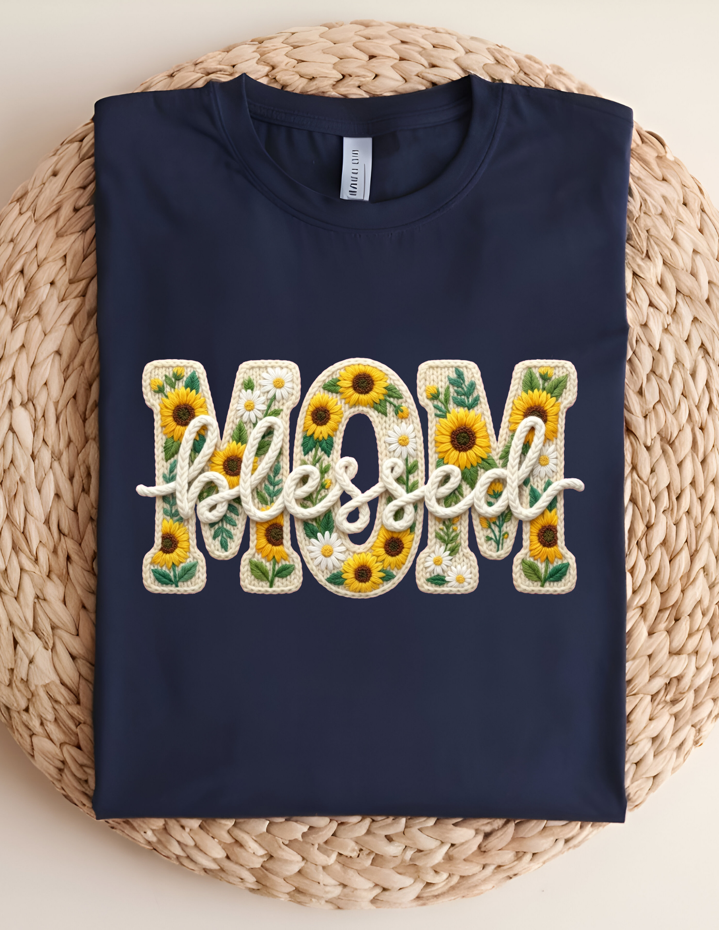 Sunflower “Mom Blessed” Tee 🌻💛