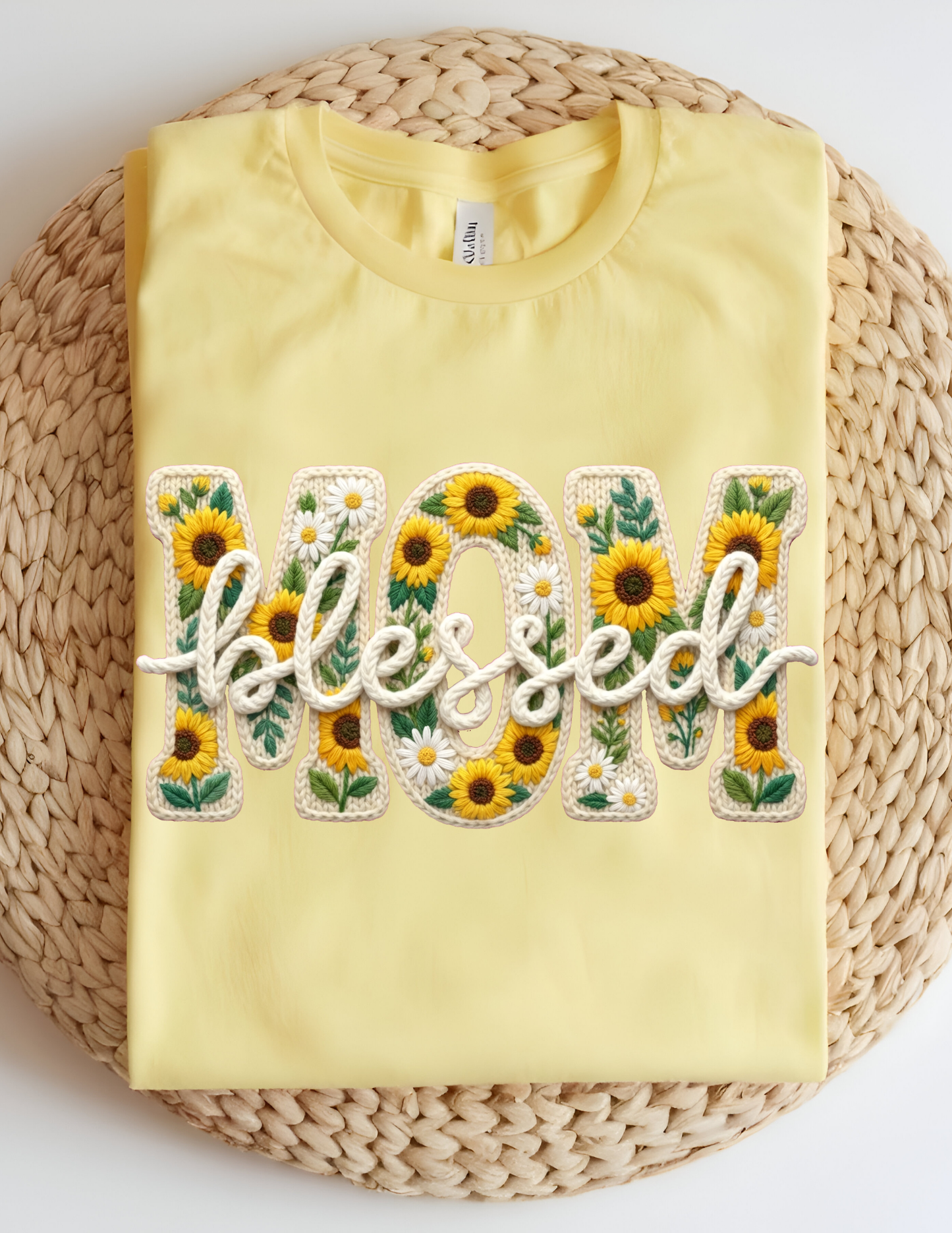 Sunflower “Mom Blessed” Tee 🌻💛