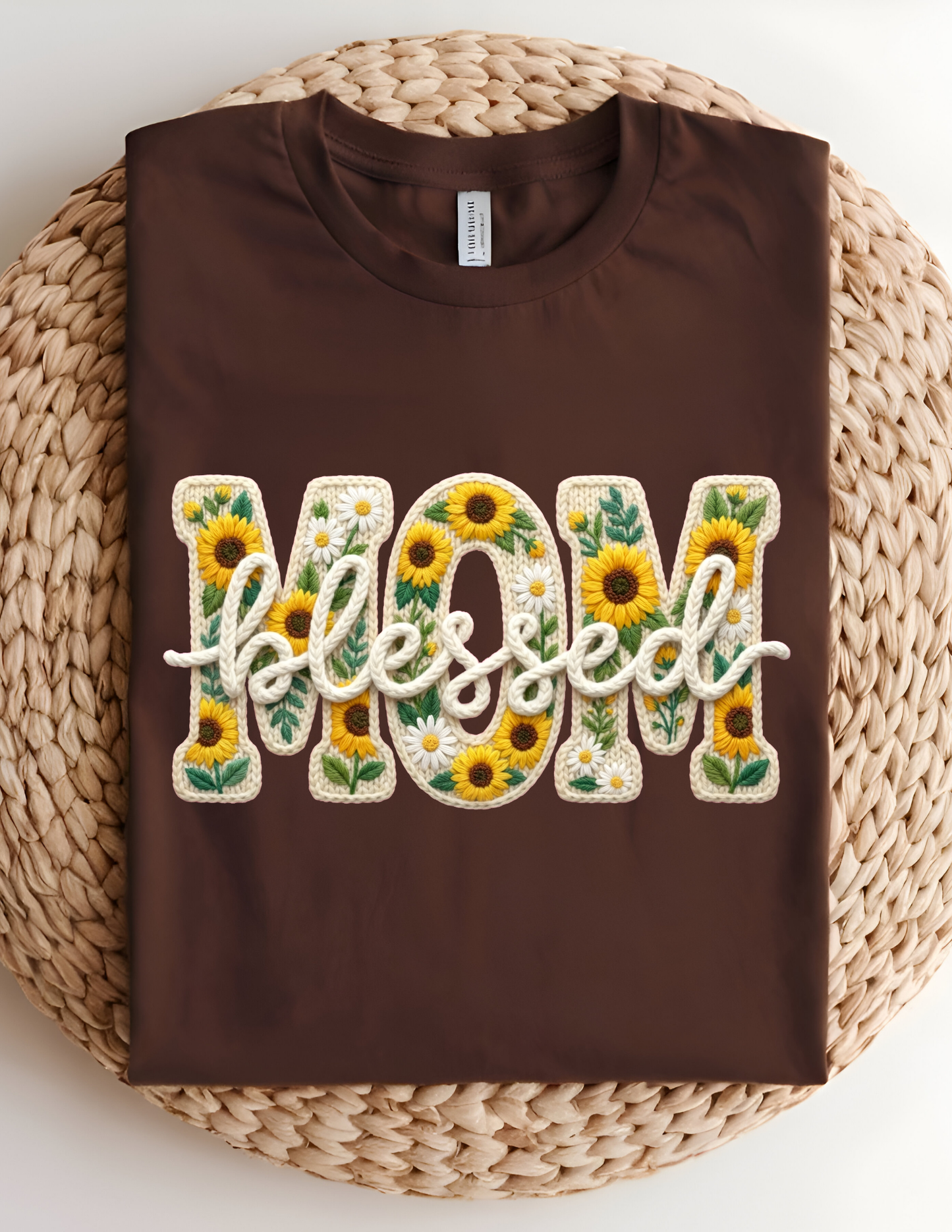 Sunflower “Mom Blessed” Tee 🌻💛