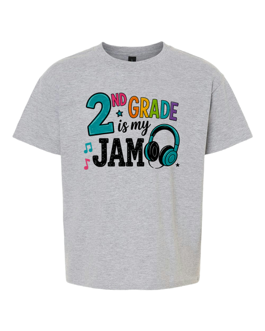 2nd Grade Is My Jam – Back to School Tee