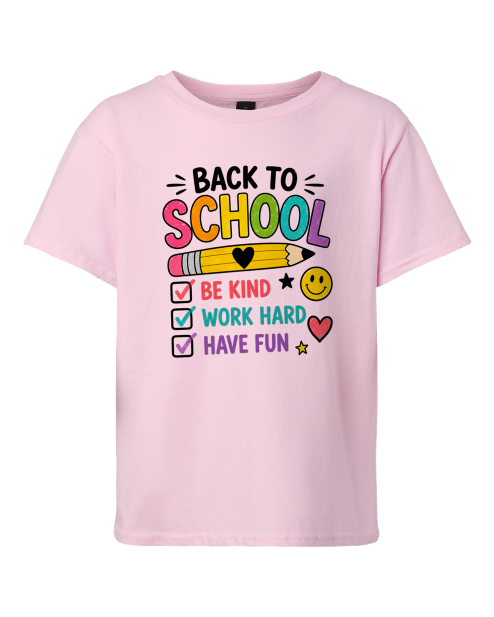 Back to School Checklist Graphic Tee
