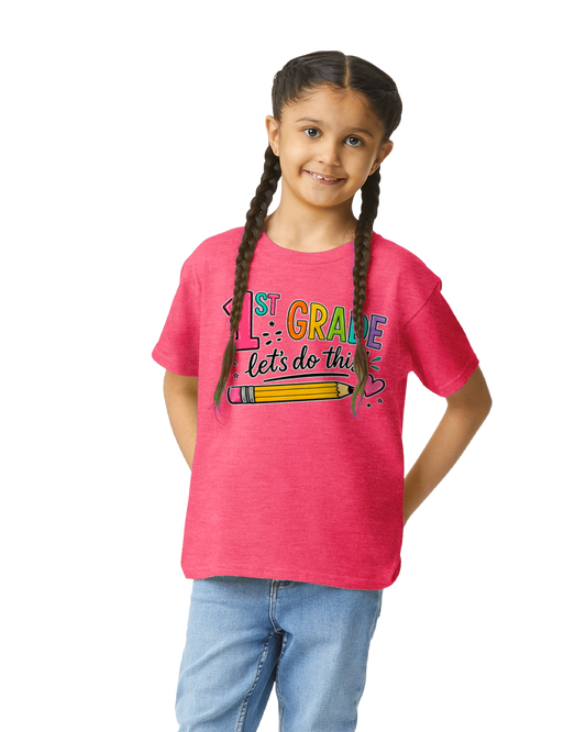 1st Grade Let's Do This! Youth Back-to-School T-Shirt