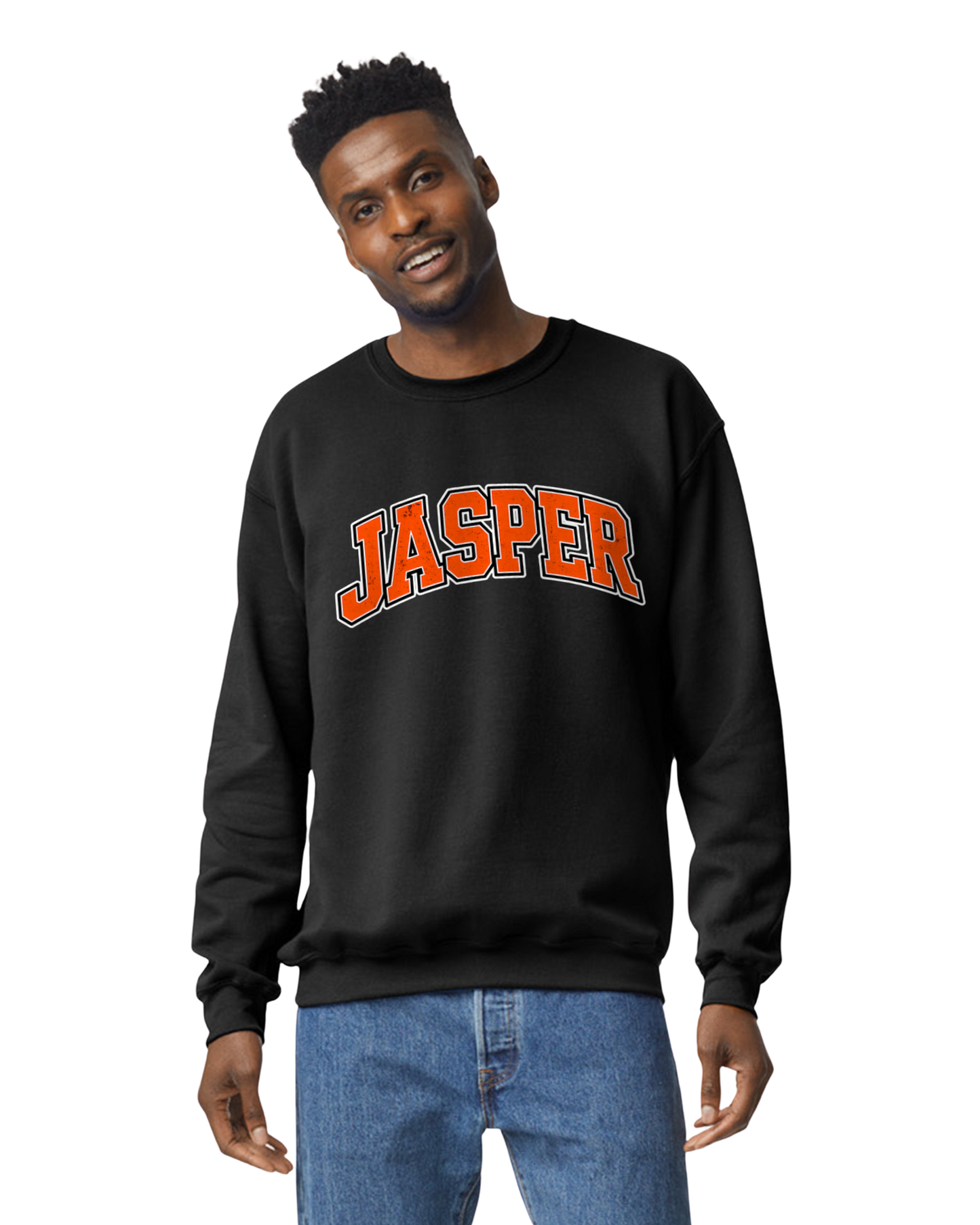 Jasper Distressed Crewneck Sweatshirt