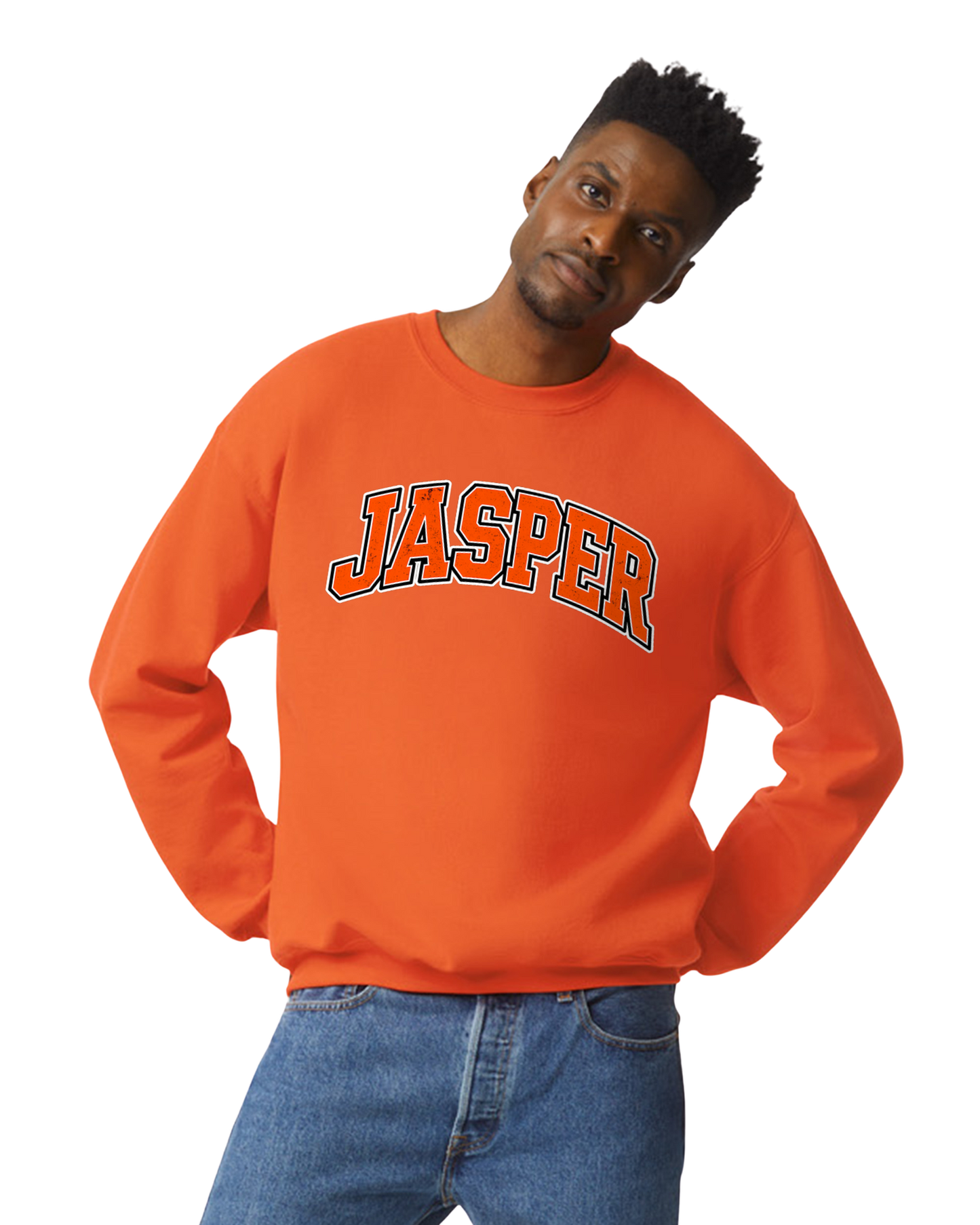 Jasper Distressed Crewneck Sweatshirt
