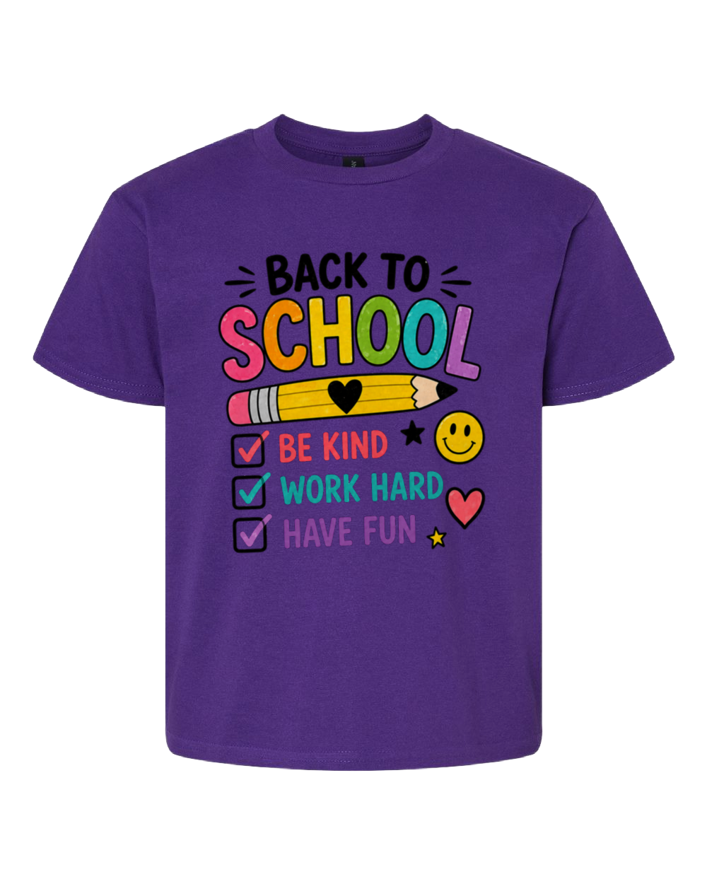 Back to School Checklist Graphic Tee